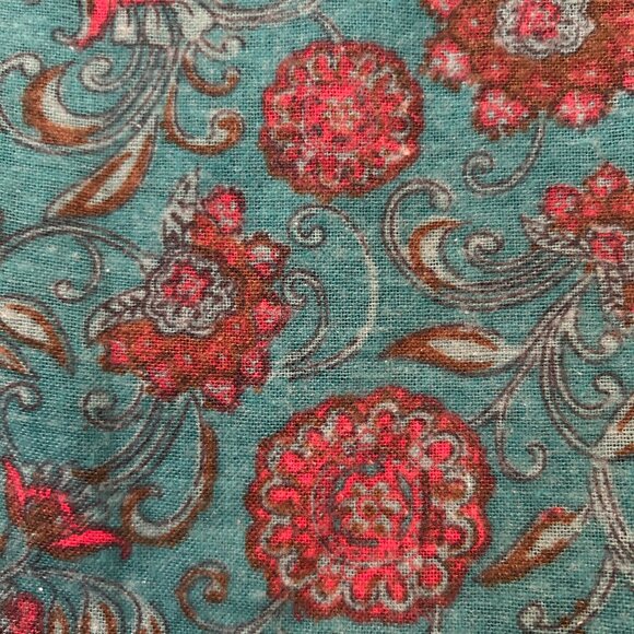 Ian Mosh [UK brand] layered flannel skirt, mixed-pattern lagenlook, sz 6 - Picture 8 of 14